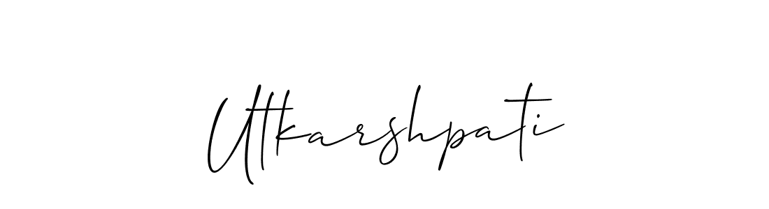 Best and Professional Signature Style for Utkarshpati. Allison_Script Best Signature Style Collection. Utkarshpati signature style 2 images and pictures png