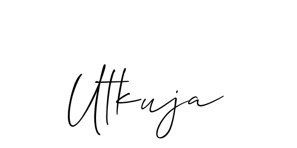 Make a beautiful signature design for name Utkuja. Use this online signature maker to create a handwritten signature for free. Utkuja signature style 2 images and pictures png