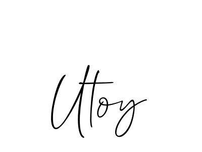 Similarly Allison_Script is the best handwritten signature design. Signature creator online .You can use it as an online autograph creator for name Utoy. Utoy signature style 2 images and pictures png