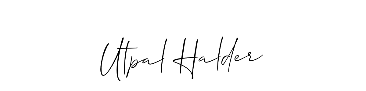 Here are the top 10 professional signature styles for the name Utpal Halder. These are the best autograph styles you can use for your name. Utpal Halder signature style 2 images and pictures png