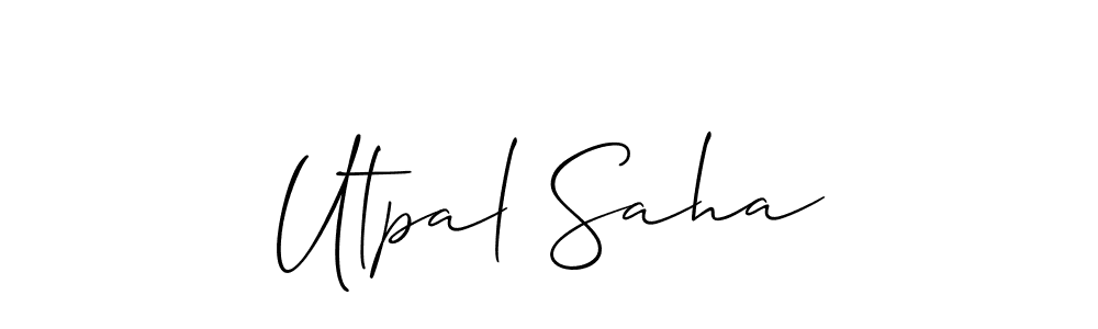 Once you've used our free online signature maker to create your best signature Allison_Script style, it's time to enjoy all of the benefits that Utpal Saha name signing documents. Utpal Saha signature style 2 images and pictures png