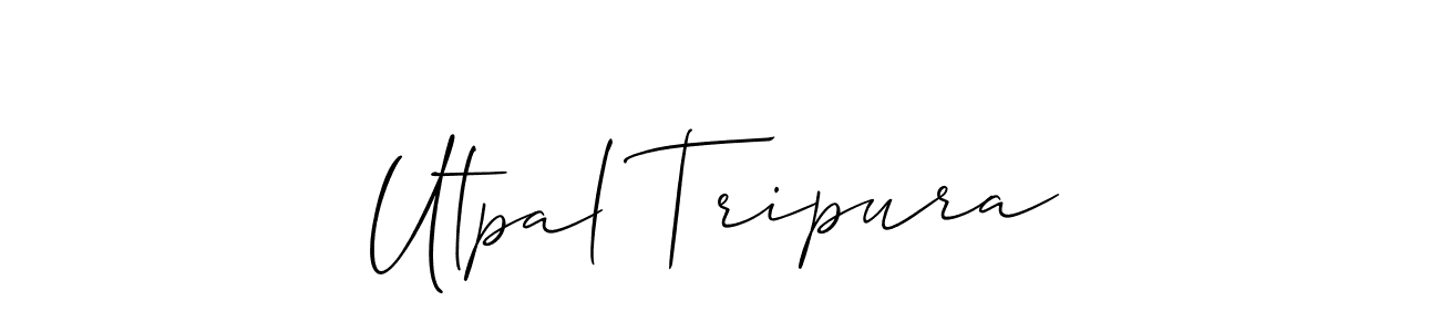 Make a beautiful signature design for name Utpal Tripura. Use this online signature maker to create a handwritten signature for free. Utpal Tripura signature style 2 images and pictures png