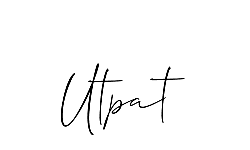 Once you've used our free online signature maker to create your best signature Allison_Script style, it's time to enjoy all of the benefits that Utpat name signing documents. Utpat signature style 2 images and pictures png