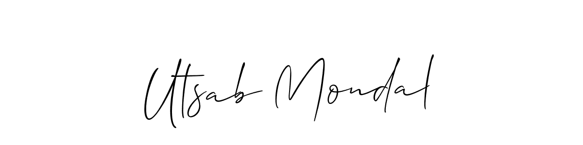 See photos of Utsab Mondal official signature by Spectra . Check more albums & portfolios. Read reviews & check more about Allison_Script font. Utsab Mondal signature style 2 images and pictures png