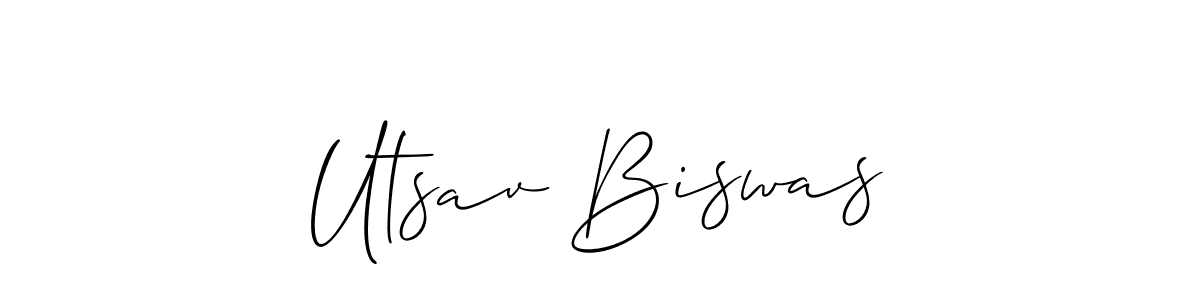This is the best signature style for the Utsav Biswas name. Also you like these signature font (Allison_Script). Mix name signature. Utsav Biswas signature style 2 images and pictures png