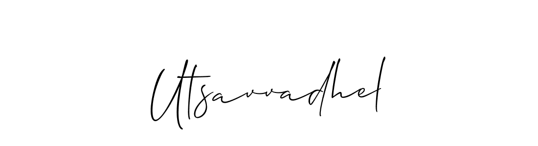 Make a short Utsavvadhel signature style. Manage your documents anywhere anytime using Allison_Script. Create and add eSignatures, submit forms, share and send files easily. Utsavvadhel signature style 2 images and pictures png