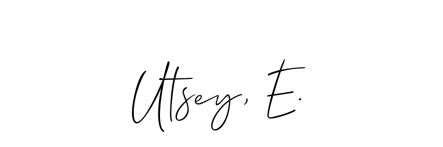 Once you've used our free online signature maker to create your best signature Allison_Script style, it's time to enjoy all of the benefits that Utsey, E. name signing documents. Utsey, E. signature style 2 images and pictures png