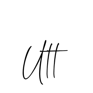 Use a signature maker to create a handwritten signature online. With this signature software, you can design (Allison_Script) your own signature for name Utt. Utt signature style 2 images and pictures png