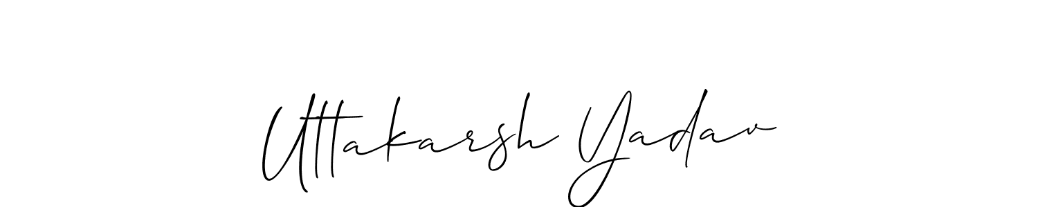 Make a beautiful signature design for name Uttakarsh Yadav. Use this online signature maker to create a handwritten signature for free. Uttakarsh Yadav signature style 2 images and pictures png
