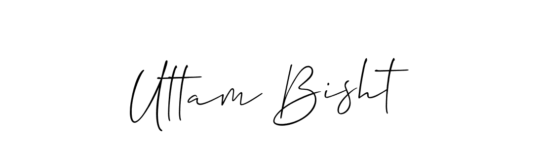 You can use this online signature creator to create a handwritten signature for the name Uttam Bisht. This is the best online autograph maker. Uttam Bisht signature style 2 images and pictures png