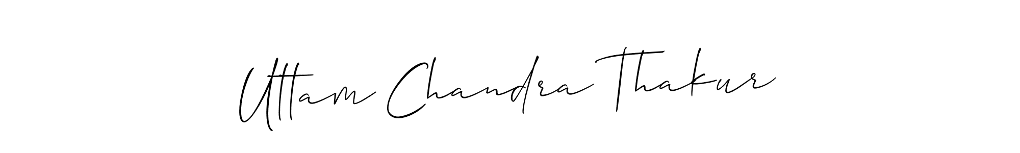 How to Draw Uttam Chandra Thakur signature style? Allison_Script is a latest design signature styles for name Uttam Chandra Thakur. Uttam Chandra Thakur signature style 2 images and pictures png