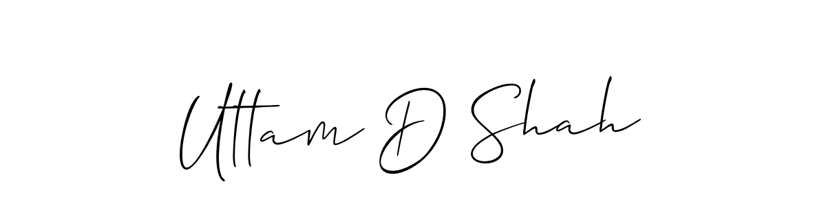 Once you've used our free online signature maker to create your best signature Allison_Script style, it's time to enjoy all of the benefits that Uttam D Shah name signing documents. Uttam D Shah signature style 2 images and pictures png