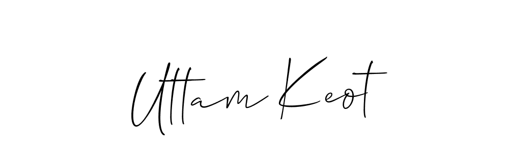 It looks lik you need a new signature style for name Uttam Keot. Design unique handwritten (Allison_Script) signature with our free signature maker in just a few clicks. Uttam Keot signature style 2 images and pictures png