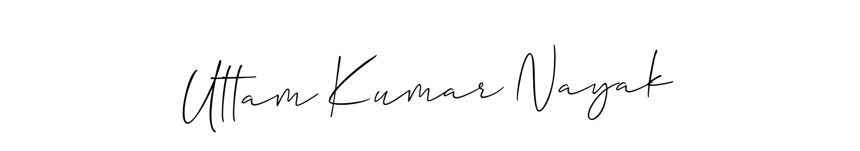 Similarly Allison_Script is the best handwritten signature design. Signature creator online .You can use it as an online autograph creator for name Uttam Kumar Nayak. Uttam Kumar Nayak signature style 2 images and pictures png