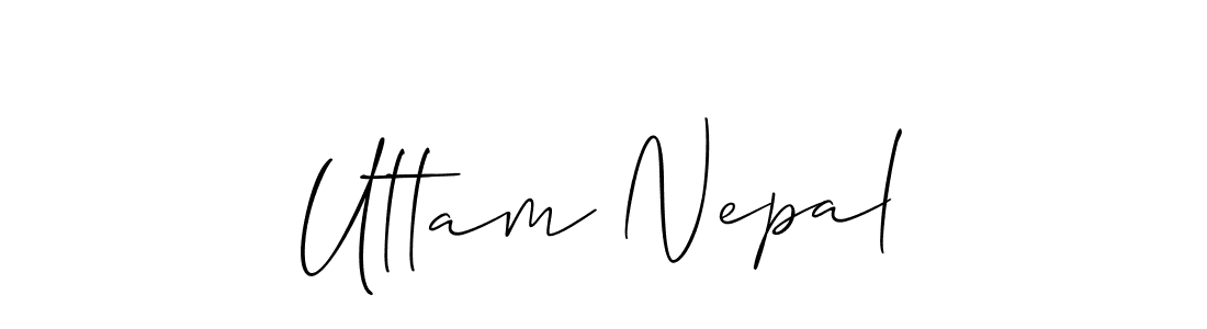 Once you've used our free online signature maker to create your best signature Allison_Script style, it's time to enjoy all of the benefits that Uttam Nepal name signing documents. Uttam Nepal signature style 2 images and pictures png