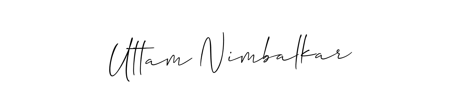 Here are the top 10 professional signature styles for the name Uttam Nimbalkar. These are the best autograph styles you can use for your name. Uttam Nimbalkar signature style 2 images and pictures png