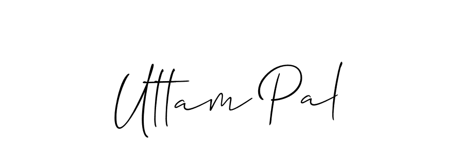 Design your own signature with our free online signature maker. With this signature software, you can create a handwritten (Allison_Script) signature for name Uttam Pal. Uttam Pal signature style 2 images and pictures png