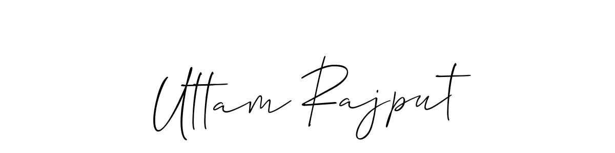 Uttam Rajput stylish signature style. Best Handwritten Sign (Allison_Script) for my name. Handwritten Signature Collection Ideas for my name Uttam Rajput. Uttam Rajput signature style 2 images and pictures png
