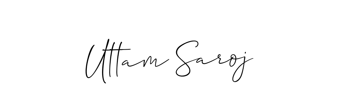 Here are the top 10 professional signature styles for the name Uttam Saroj. These are the best autograph styles you can use for your name. Uttam Saroj signature style 2 images and pictures png