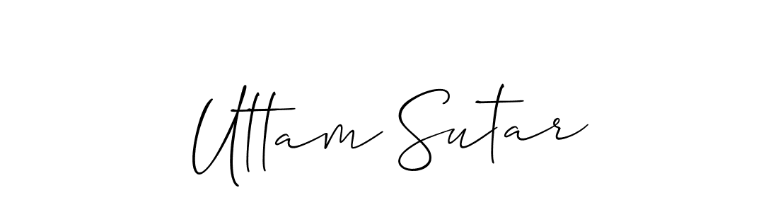 Make a short Uttam Sutar signature style. Manage your documents anywhere anytime using Allison_Script. Create and add eSignatures, submit forms, share and send files easily. Uttam Sutar signature style 2 images and pictures png
