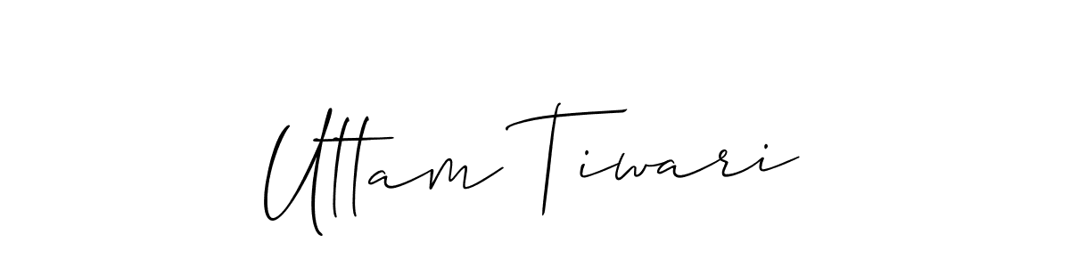 Make a short Uttam Tiwari signature style. Manage your documents anywhere anytime using Allison_Script. Create and add eSignatures, submit forms, share and send files easily. Uttam Tiwari signature style 2 images and pictures png