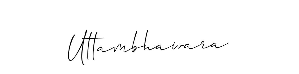 Make a beautiful signature design for name Uttambhawara. Use this online signature maker to create a handwritten signature for free. Uttambhawara signature style 2 images and pictures png