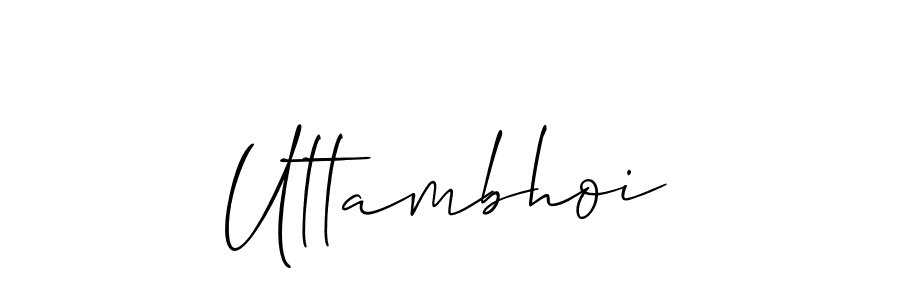 You can use this online signature creator to create a handwritten signature for the name Uttambhoi. This is the best online autograph maker. Uttambhoi signature style 2 images and pictures png