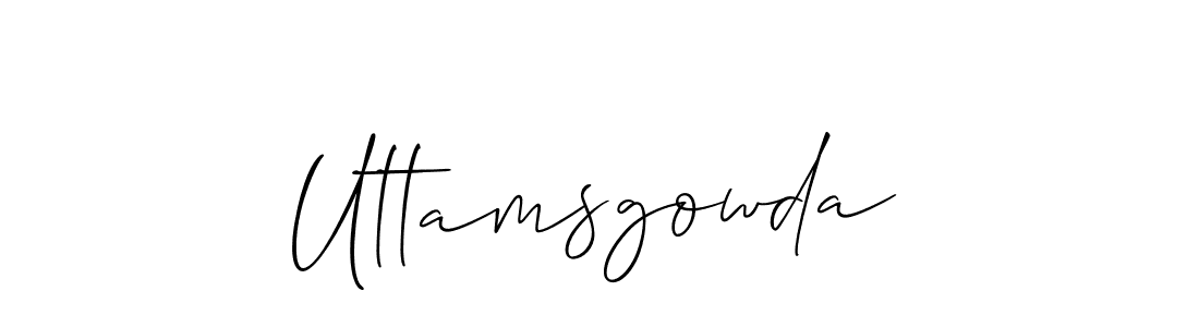 Here are the top 10 professional signature styles for the name Uttamsgowda. These are the best autograph styles you can use for your name. Uttamsgowda signature style 2 images and pictures png