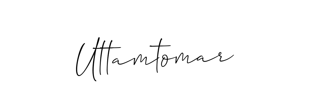 Best and Professional Signature Style for Uttamtomar. Allison_Script Best Signature Style Collection. Uttamtomar signature style 2 images and pictures png
