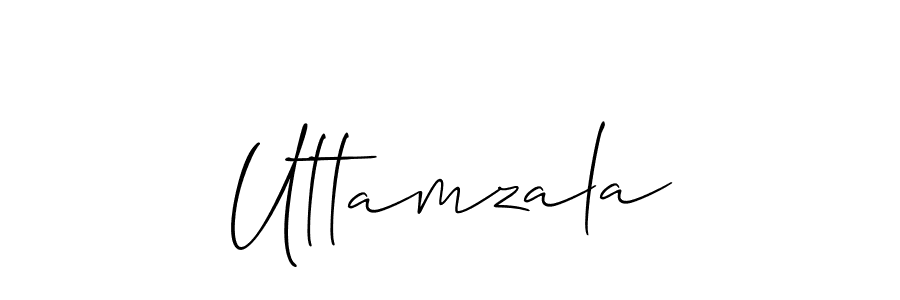 You can use this online signature creator to create a handwritten signature for the name Uttamzala. This is the best online autograph maker. Uttamzala signature style 2 images and pictures png