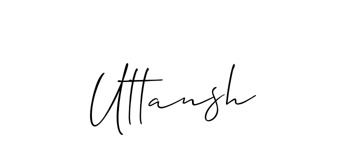 Check out images of Autograph of Uttansh name. Actor Uttansh Signature Style. Allison_Script is a professional sign style online. Uttansh signature style 2 images and pictures png