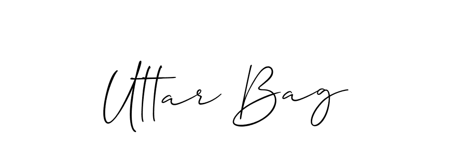 You should practise on your own different ways (Allison_Script) to write your name (Uttar Bag) in signature. don't let someone else do it for you. Uttar Bag signature style 2 images and pictures png