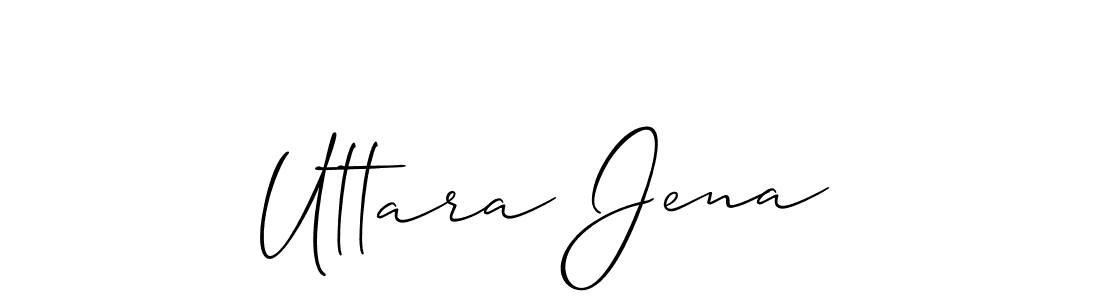 Allison_Script is a professional signature style that is perfect for those who want to add a touch of class to their signature. It is also a great choice for those who want to make their signature more unique. Get Uttara Jena name to fancy signature for free. Uttara Jena signature style 2 images and pictures png