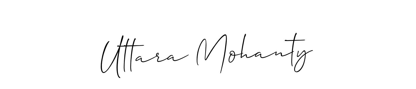 Create a beautiful signature design for name Uttara Mohanty. With this signature (Allison_Script) fonts, you can make a handwritten signature for free. Uttara Mohanty signature style 2 images and pictures png