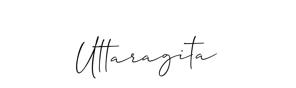 Uttaragita stylish signature style. Best Handwritten Sign (Allison_Script) for my name. Handwritten Signature Collection Ideas for my name Uttaragita. Uttaragita signature style 2 images and pictures png