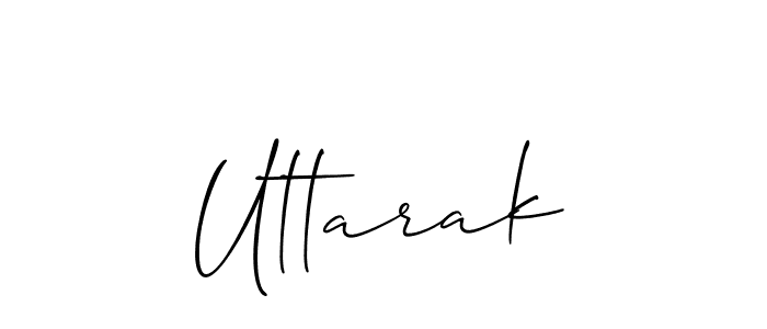 Best and Professional Signature Style for Uttarak. Allison_Script Best Signature Style Collection. Uttarak signature style 2 images and pictures png