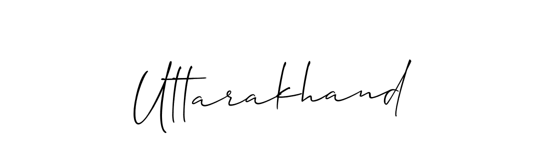 Allison_Script is a professional signature style that is perfect for those who want to add a touch of class to their signature. It is also a great choice for those who want to make their signature more unique. Get Uttarakhand name to fancy signature for free. Uttarakhand signature style 2 images and pictures png