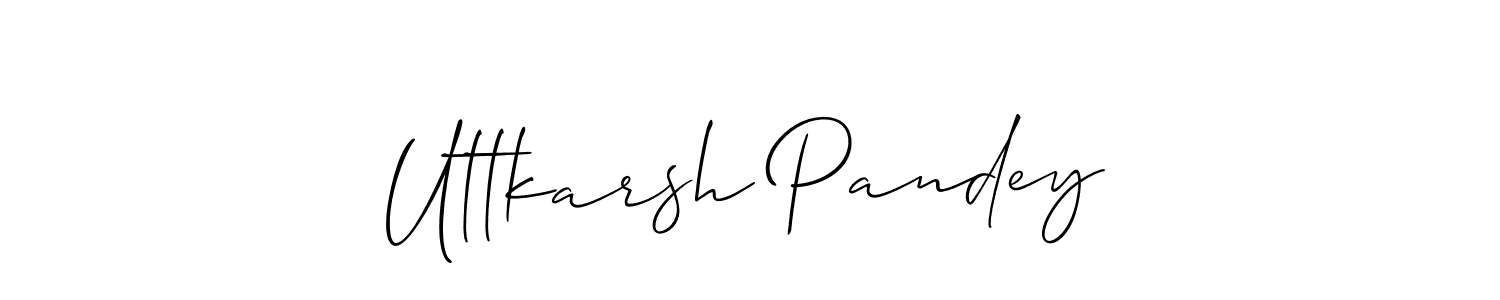 Check out images of Autograph of Uttkarsh Pandey name. Actor Uttkarsh Pandey Signature Style. Allison_Script is a professional sign style online. Uttkarsh Pandey signature style 2 images and pictures png