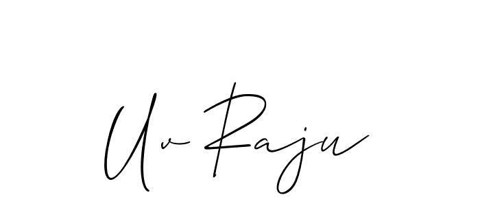 Here are the top 10 professional signature styles for the name Uv Raju. These are the best autograph styles you can use for your name. Uv Raju signature style 2 images and pictures png