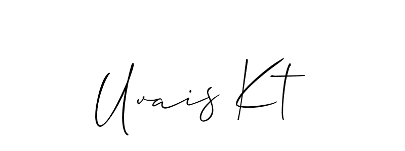 It looks lik you need a new signature style for name Uvais Kt. Design unique handwritten (Allison_Script) signature with our free signature maker in just a few clicks. Uvais Kt signature style 2 images and pictures png