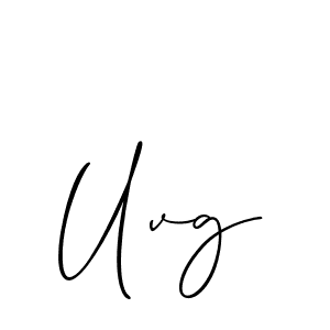 This is the best signature style for the Uvg name. Also you like these signature font (Allison_Script). Mix name signature. Uvg signature style 2 images and pictures png