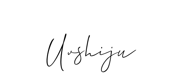 Also we have Uvshiju name is the best signature style. Create professional handwritten signature collection using Allison_Script autograph style. Uvshiju signature style 2 images and pictures png