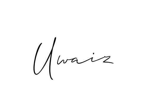 Design your own signature with our free online signature maker. With this signature software, you can create a handwritten (Allison_Script) signature for name Uwaiz. Uwaiz signature style 2 images and pictures png
