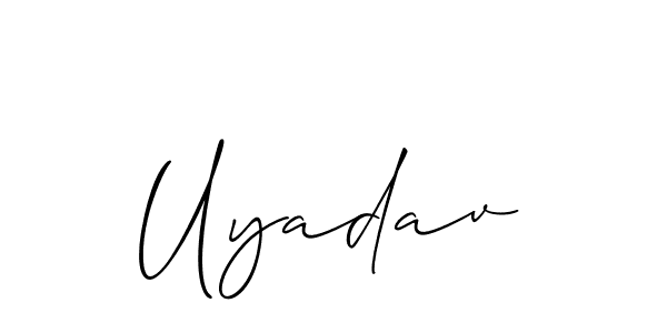 Check out images of Autograph of Uyadav name. Actor Uyadav Signature Style. Allison_Script is a professional sign style online. Uyadav signature style 2 images and pictures png