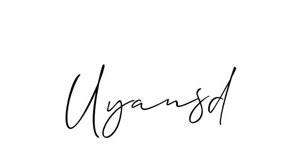 Once you've used our free online signature maker to create your best signature Allison_Script style, it's time to enjoy all of the benefits that Uyansd name signing documents. Uyansd signature style 2 images and pictures png