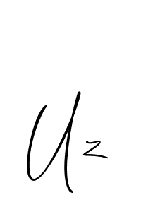 Make a beautiful signature design for name Uz. Use this online signature maker to create a handwritten signature for free. Uz signature style 2 images and pictures png