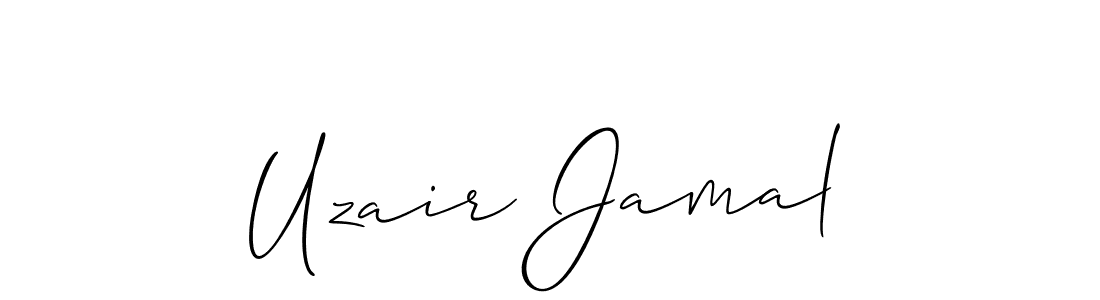 Similarly Allison_Script is the best handwritten signature design. Signature creator online .You can use it as an online autograph creator for name Uzair Jamal. Uzair Jamal signature style 2 images and pictures png