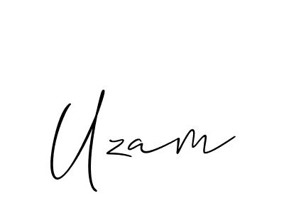 Once you've used our free online signature maker to create your best signature Allison_Script style, it's time to enjoy all of the benefits that Uzam name signing documents. Uzam signature style 2 images and pictures png