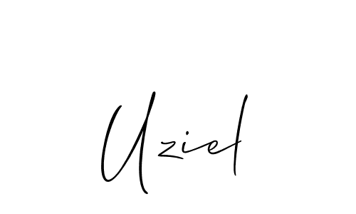 Make a beautiful signature design for name Uziel. Use this online signature maker to create a handwritten signature for free. Uziel signature style 2 images and pictures png