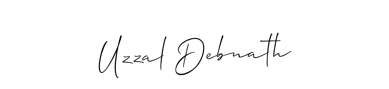 if you are searching for the best signature style for your name Uzzal Debnath. so please give up your signature search. here we have designed multiple signature styles  using Allison_Script. Uzzal Debnath signature style 2 images and pictures png